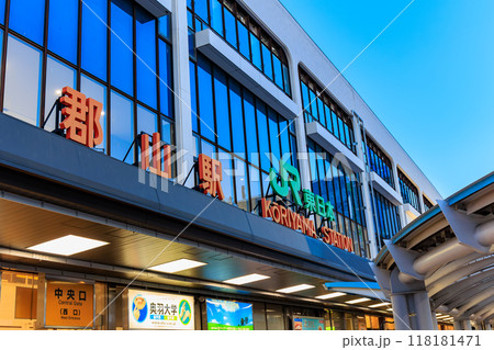 福島県　郡山市　郡山駅（夜景） 118181471
