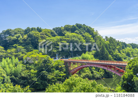 信貴大橋 大門ダム公園の絶景 信貴大橋 大門ダム公園の絶景 118184088
