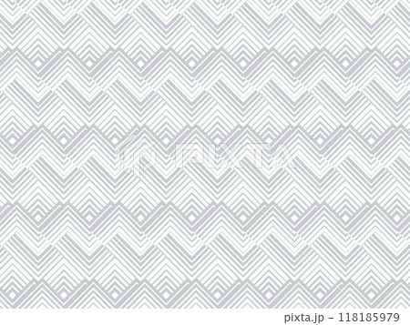 Abstract geometric pattern with stripes, lines. Seamless vector background. White and gray ornament. Simple lattice graphic design 118185979