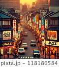 ジャズ 夕暮れの街 東京Chill 118186584