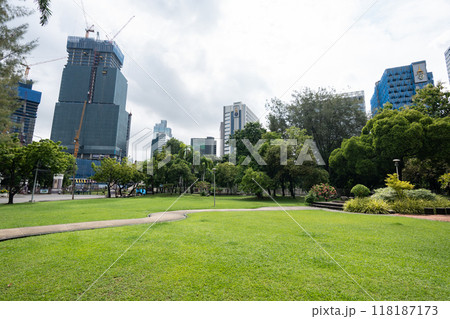 ルンピニ公園の風景・バンコク・タイ ルンピニ公園の風景・バンコク・タイ 118187173
