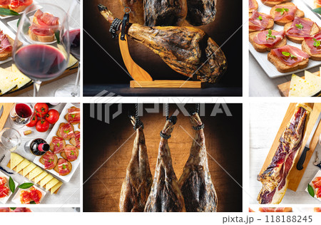 Spanish tapas and appetizers Spanish tapas and appetizers 118188245