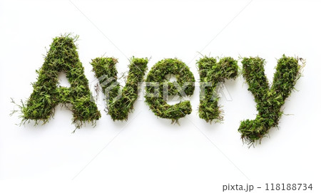 Moss personalized name postcard perfect for decor. 118188734