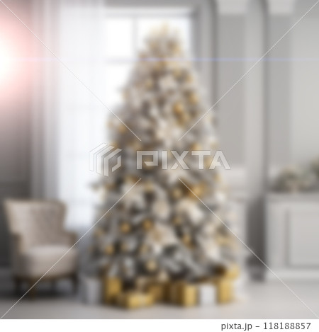 Creative defocused Christmas and New Year design. 118188857