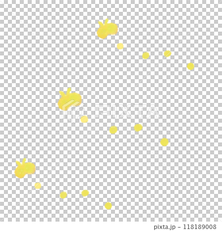 一隻小可愛的黃蝴蝶插畫素材 一隻小可愛的黃蝴蝶插畫素材 118189008