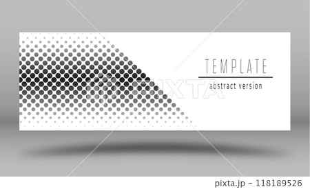 Monochrome design for background, cover, screensaver, website and creative idea. Layout for interior design, corporate style and decorative creativity 118189526