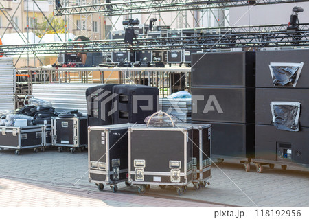 Stage equipment for the organization of concert shows 118192956