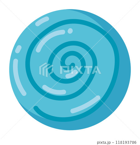 Colored detailed candy icon Vector 118193786