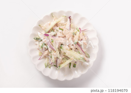 オニオンときゅうりのツナマヨネーズ和え 118194070