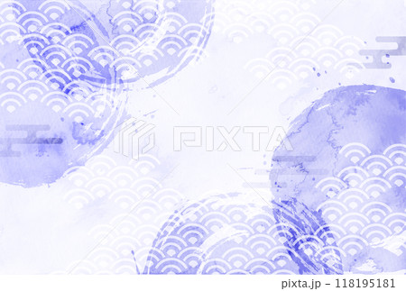 仏　喪中　和柄　背景 118195181