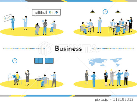 ビジネスシーン素材集 118195312