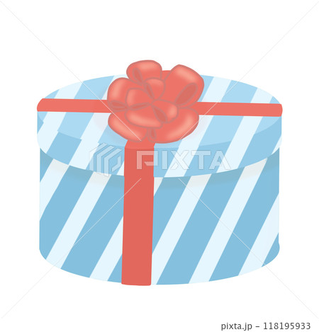 円柱形のプレゼントの箱 誕生日プレゼント 円柱形のプレゼントの箱 誕生日プレゼント 118195933