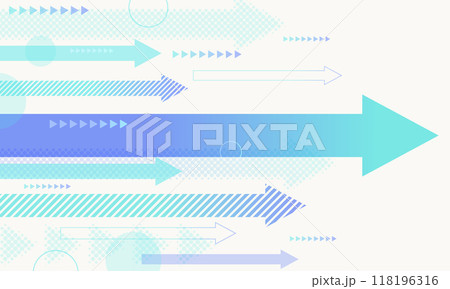 成長する矢印のベクターデザイン背景 118196316