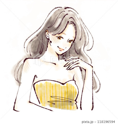女性・女の子のイラスト素材 118196594