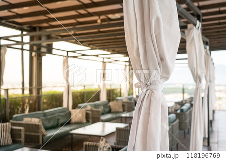 Modern terrace lounge 118196769