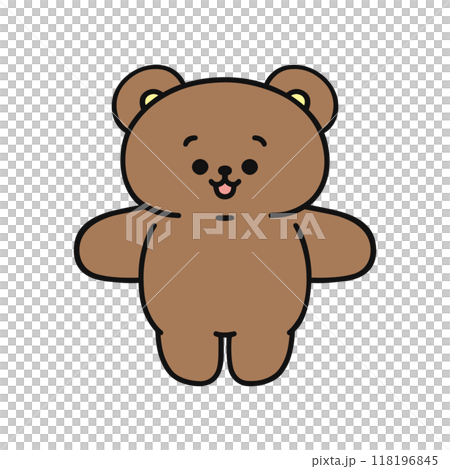 Bear with open arms 118196845