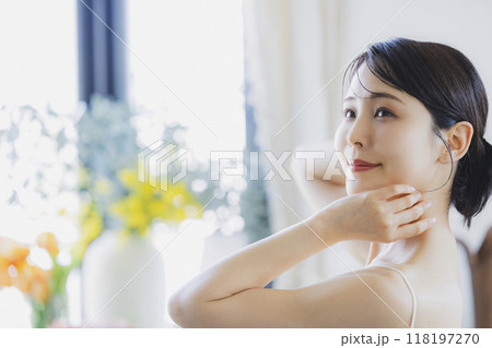 若い女性、ビューティーイメージ 118197270