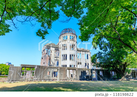 夏の原爆ドーム 広島県広島市 夏の原爆ドーム 広島県広島市 118198622