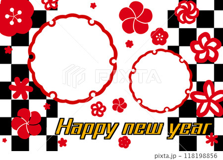 フォトフレーム型年賀状 118198856