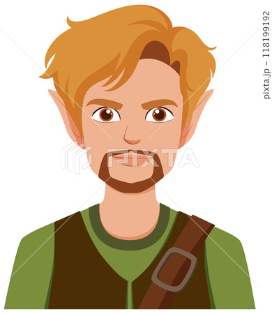 Fantasy Elf Character Portrait Fantasy Elf Character Portrait 118199192