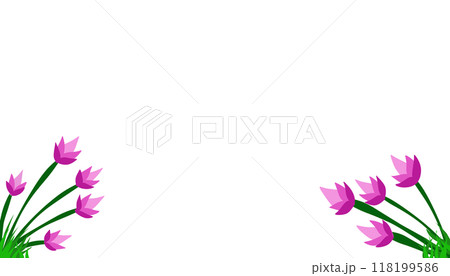 Background illustration with lotus flower motif 118199586