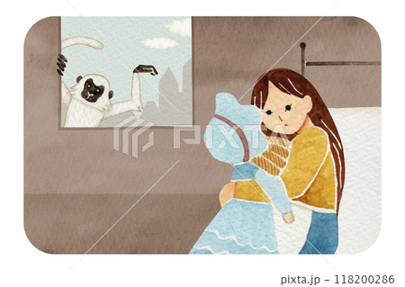 童話 昔話　小公女　水彩 イラスト 118200286