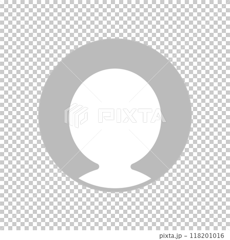 Simple profile icon of a human face silhouette - Image material for SNS users and initial icons Simple profile icon of a human face silhouette - Image material for SNS users and initial icons 118201016