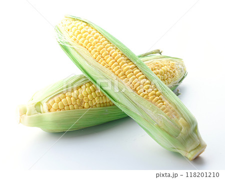 とうもろこし ( 白背景 ) とうもろこし ( 白背景 ) 118201210