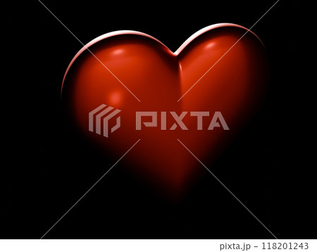 Heart-shaped model 118201243