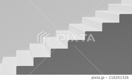 Staircase in black and white 118201326