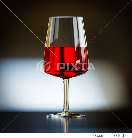 Glass of wine 118201329