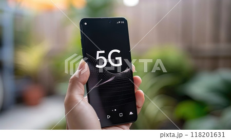 Advanced text 5G revolution, innovative data technologies that revolutionise the way we communicate, enabling instant connectivity and fast information transfer in the world of modern communications 118201631
