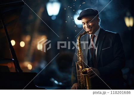 Harmony in improvisation: soulful and dynamic realms of jazz style, a melodic journey through the expressive evolution of rhythm, blues, swing, and the rich tapestry of improvisational creativity 118201686