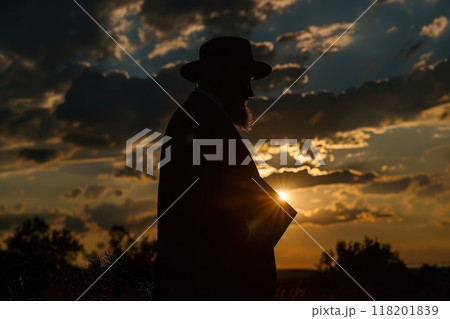 Yom Kippur: the Day of Atonement, a pivotal day in Jewish tradition for reflection, repentance, and seeking forgiveness, embodying spiritual renewal and communal introspectio 118201839