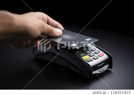 Contactless method: cashless payment using credit card, nfc phone, facilitating quick, secure transactions, eliminating need for physical cash, promoting efficient digital financial operations. Contactless method: cashless payment using credit card, nfc phone, facilitating quick, secure transactions, eliminating need for physical cash, promoting efficient digital financial operations. 118201925