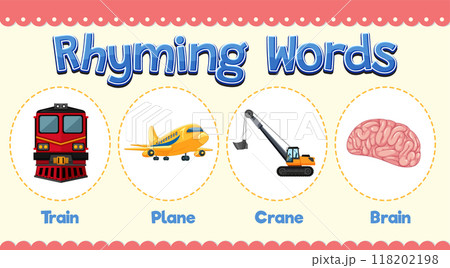 Rhyming Words for Kids 118202198