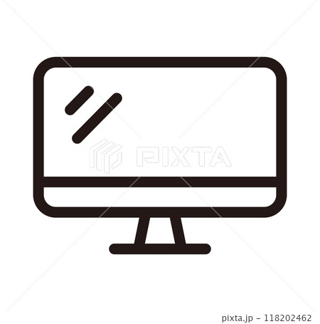 PC　単品アイコン　モノクロ　 118202462