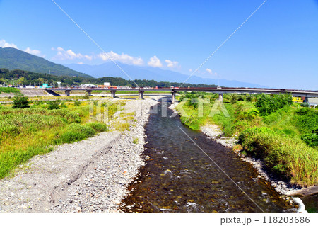 殿島橋/天竜川より上流/春近大橋方面を望む(長野県伊那市)【2024.9】 殿島橋/天竜川より上流/春近大橋方面を望む(長野県伊那市)【2024.9】 118203686