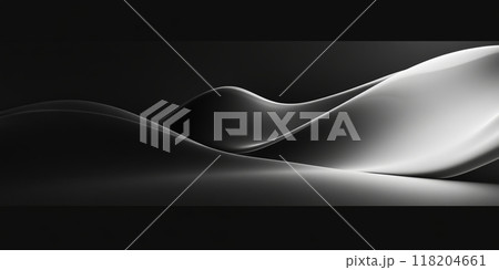 Minimalist Black and White Background for Online Presentation Generative AI 118204661