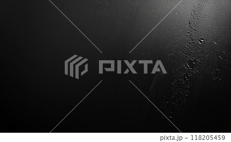 Minimalistic Black Background with Gradient Noise Effect Generative AI 118205459