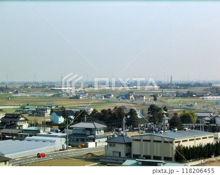 太田市尾島庁舎展望階から南面を見渡す(2012.3.30) 新上武大橋 群馬県で一番大きなカーブ 太田市尾島庁舎展望階から南面を見渡す(2012.3.30) 新上武大橋 群馬県で一番大きなカーブ 118206455