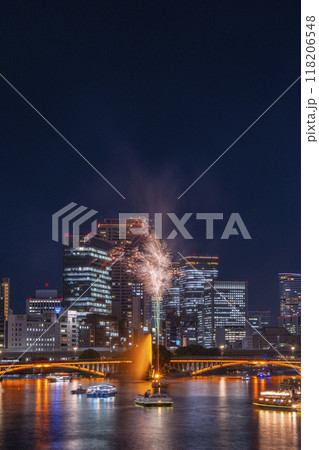 天満橋水上ミニ花火　2024年8月23日 118206548