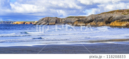 Seascape from Beach of Arnao, Spain Seascape from Beach of Arnao, Spain 118208833