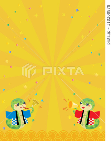 巳年のセールのバナーイラスト 118208978