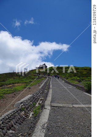 蔵王の御釜より刈田岳山頂奥ノ宮へ 蔵王の御釜より刈田岳山頂奥ノ宮へ 118209729