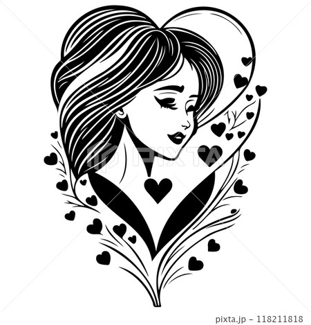 black mom beauty girl illustration black mom beauty girl illustration 118211818