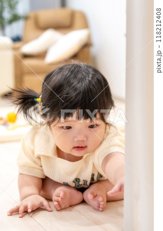 portrait of a baby girl portrait of a baby girl 118212408