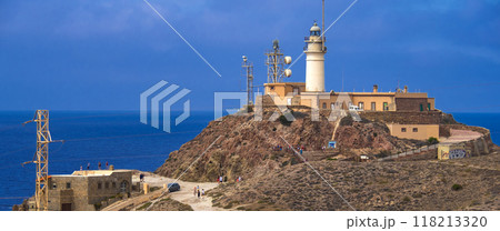 Cabo de Gata Lighthouse, Cabo de Gata-Nijar Natural Park, Spain Cabo de Gata Lighthouse, Cabo de Gata-Nijar Natural Park, Spain 118213320