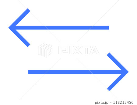 The image features two horizontal blue arrows. One is pointing to the left and the other to the right. Themes direction, movement, navigation, choice, orientation. The image features two horizontal blue arrows. One is pointing to the left and the other to the right. Themes direction, movement, navigation, choice, orientation. 118213456