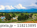 展望台から望む秋の田園風景 118213895